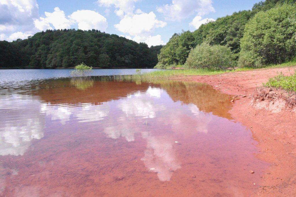 Bassin de Champagney, plage du Trou